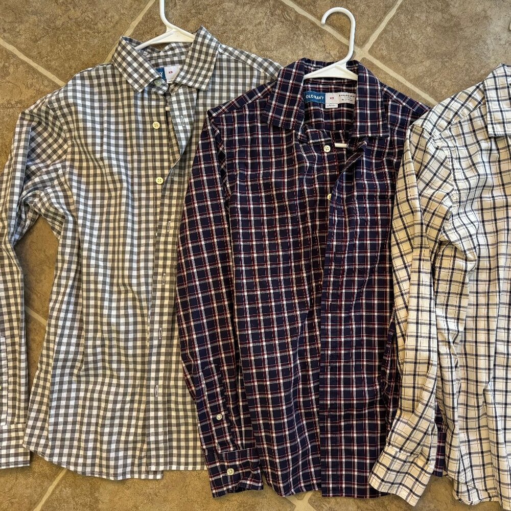 Old Navy Button Down Shirts, set of 3 XS